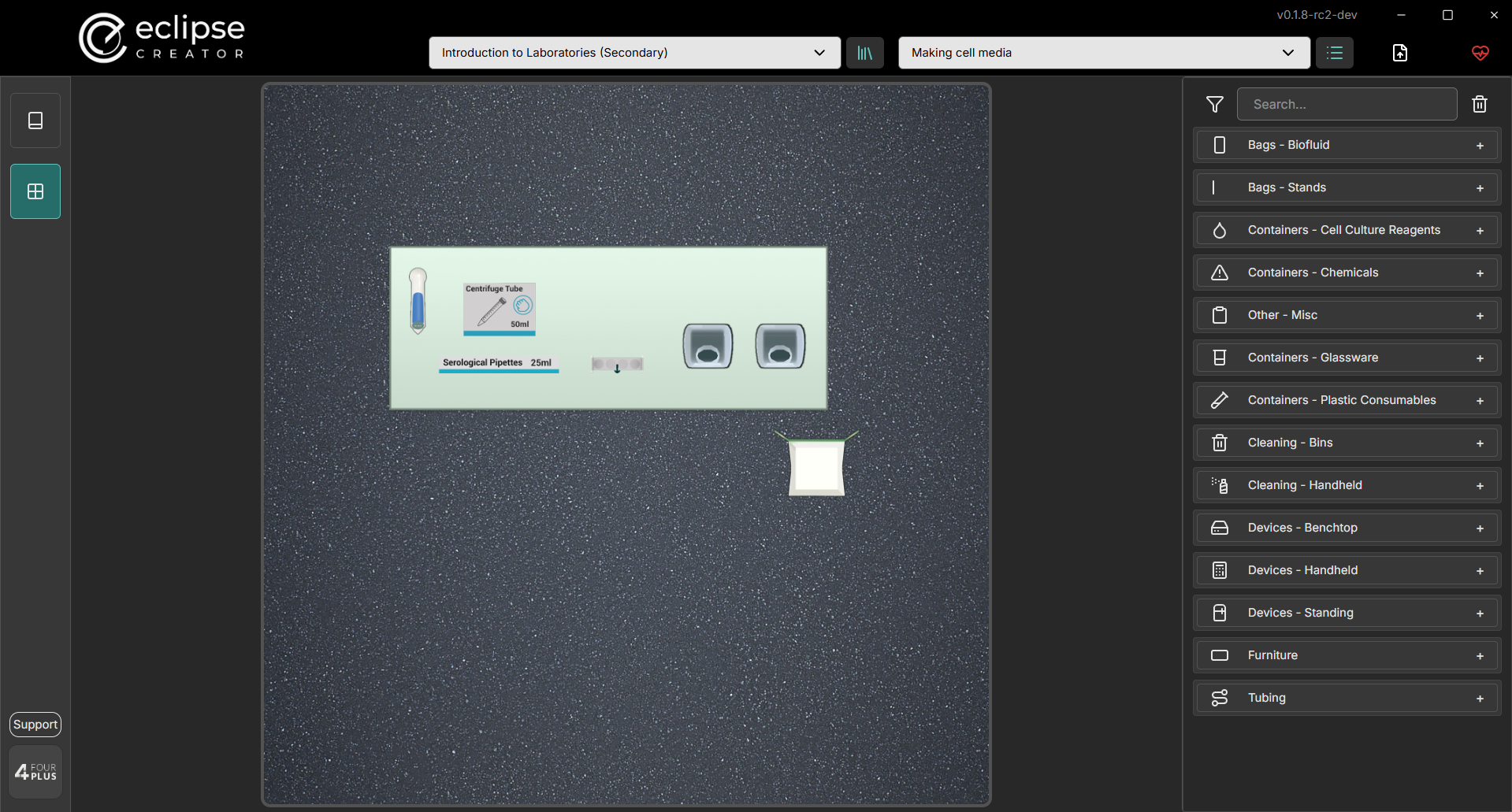 Eclipse Creator Desktop SOP Layout View