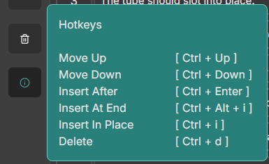 Eclipse Creator Desktop SOP Steps View Shortcuts
